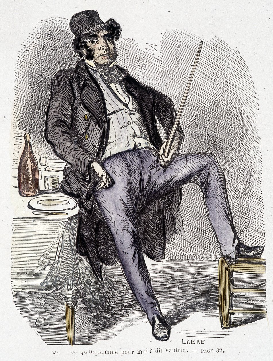 Portrait of Vautrin (Character Inspired by Vidocq) - in Splendors and Miseries of Courtesans by Balzac by French School