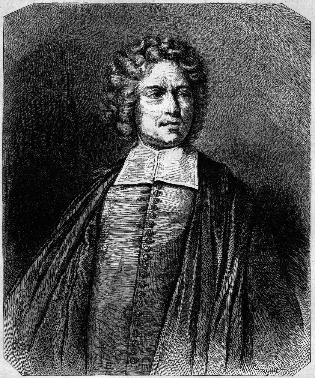 Portrait of the Abbe of Saint Peter (Charles Irenee Castel de Saint-Pierre) by French School