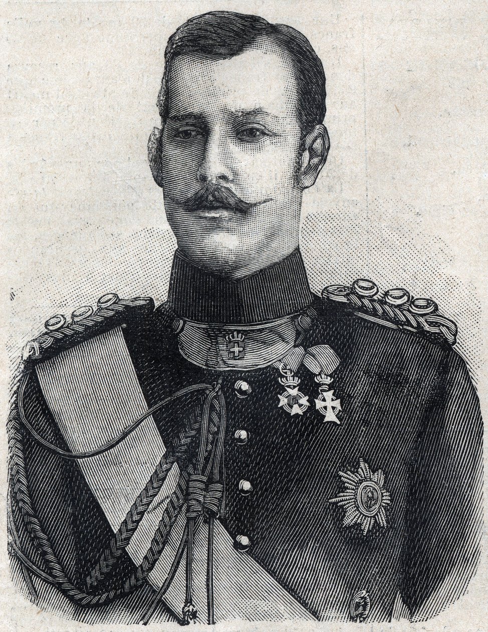 Portrait of the Crown Prince of Greece (who became George I of Greece) by French School