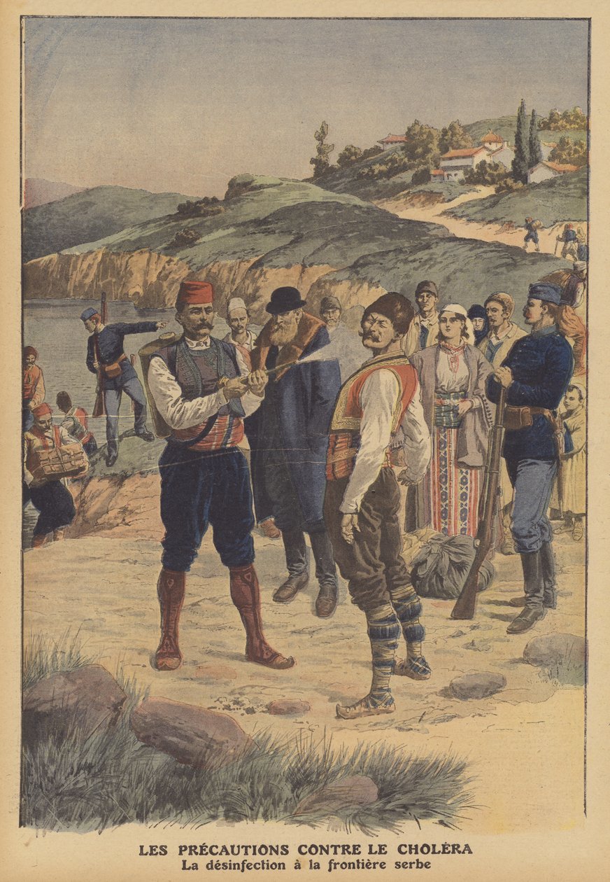 Precautions Against Cholera by French School