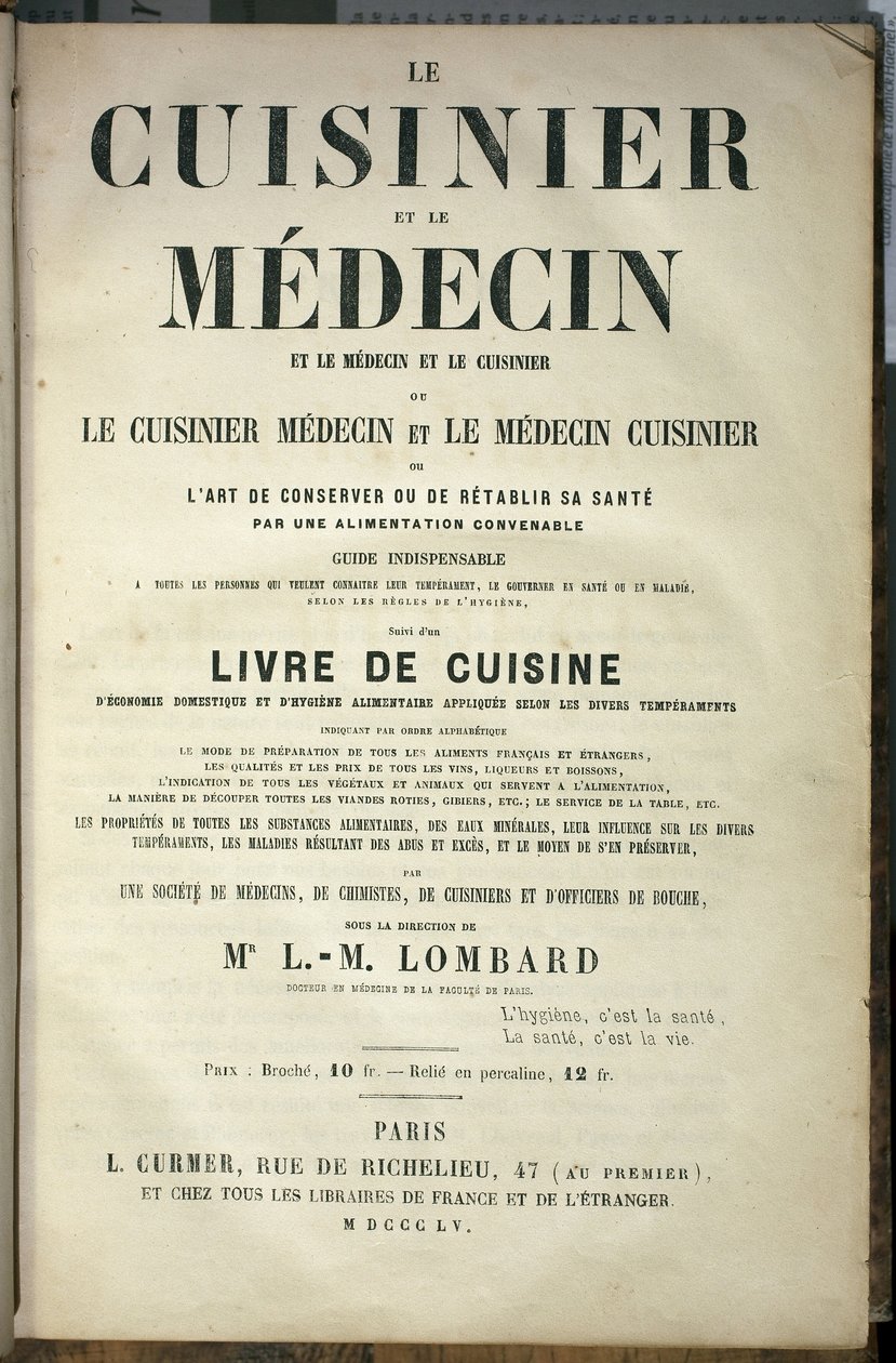 Presentation page of the book 