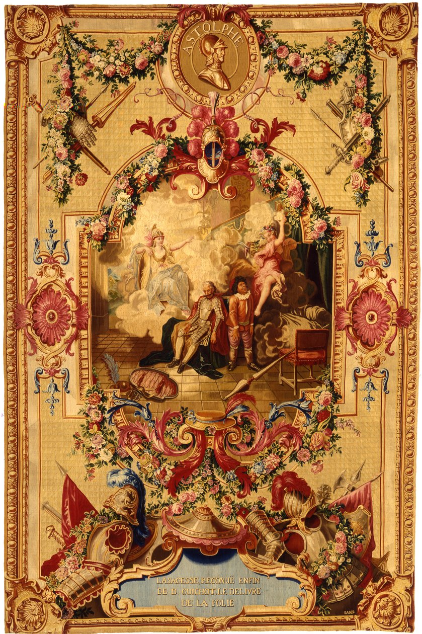 Regence Gobelins Tapestry with the Story of Don Quixote by French School