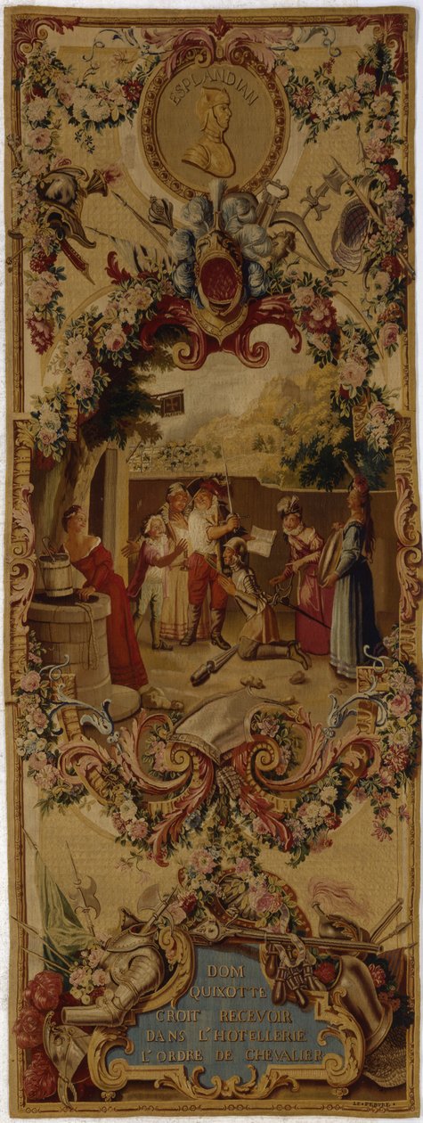 Regence Gobelins Tapestry with the Story of Don Quixote, 1717-18 by French School