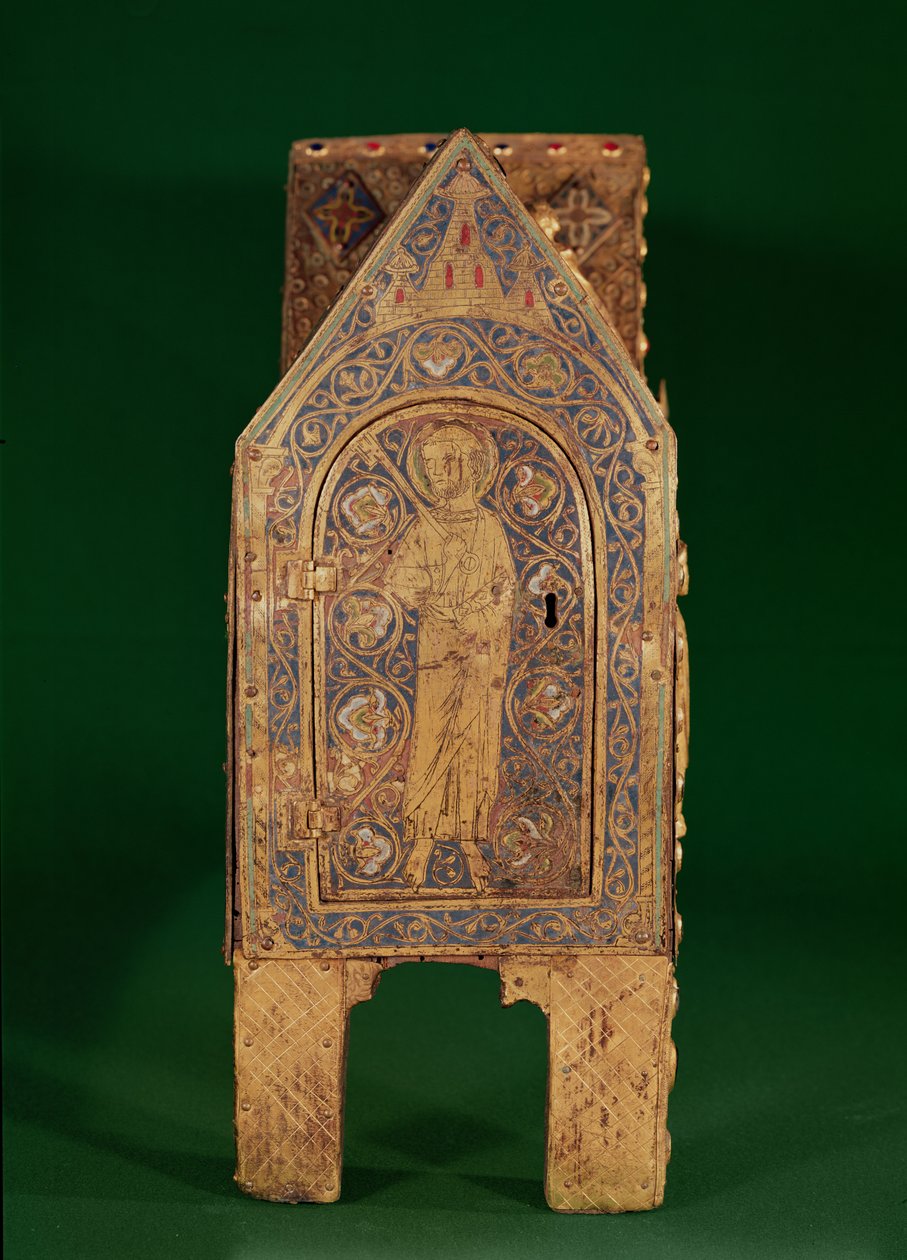 Reliquary Chest of St. Calminius (detail) by French School