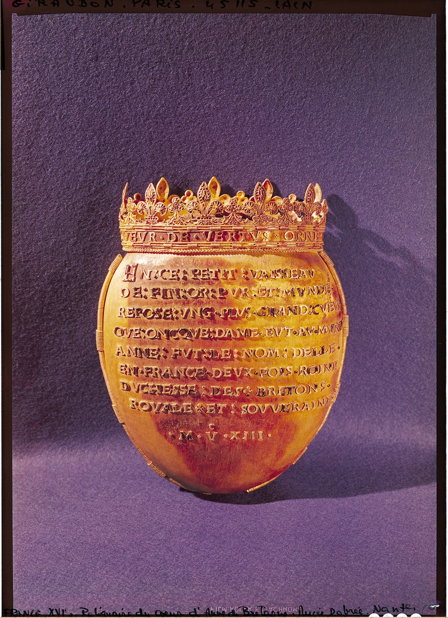 Reliquary of the Heart of Anne of Brittany, Duchess of Brittany, 1514 by French School