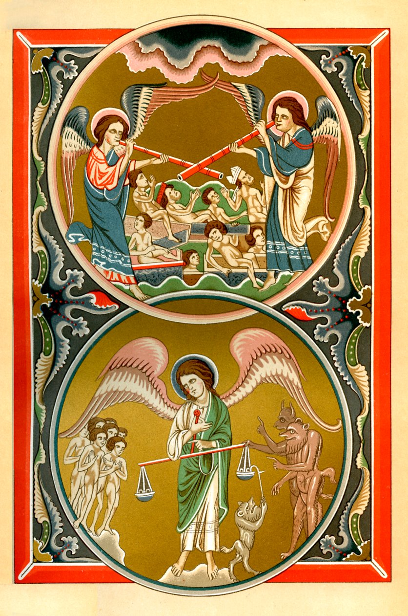 Resurrection of the Dead and the Weighing of Souls by French School