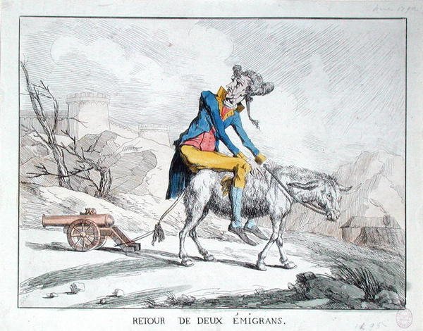 Return of Two Emigrants by French School