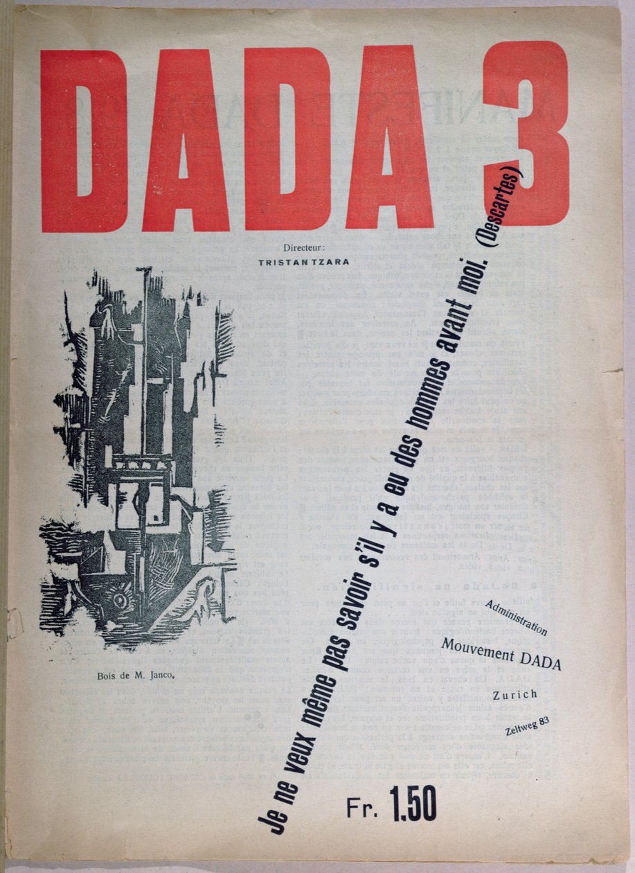 Revue Dada no.3, December 1918 by French School