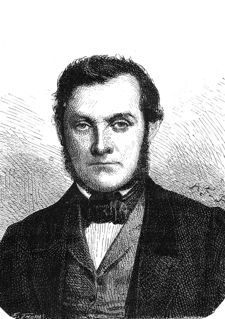 Richard Wilhelm Bunsen (1811-1899), German chemist discovered cesium and rubidium by French School