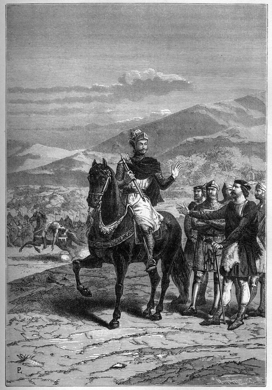 Robert the Bruce Before Bannockburn, 1313, Scotland - Robert I of Scotland by French School