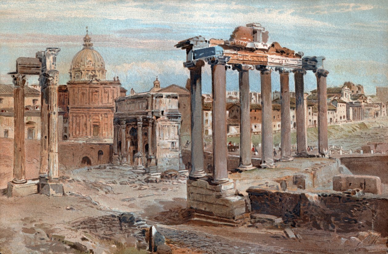 Roman Forum by French School