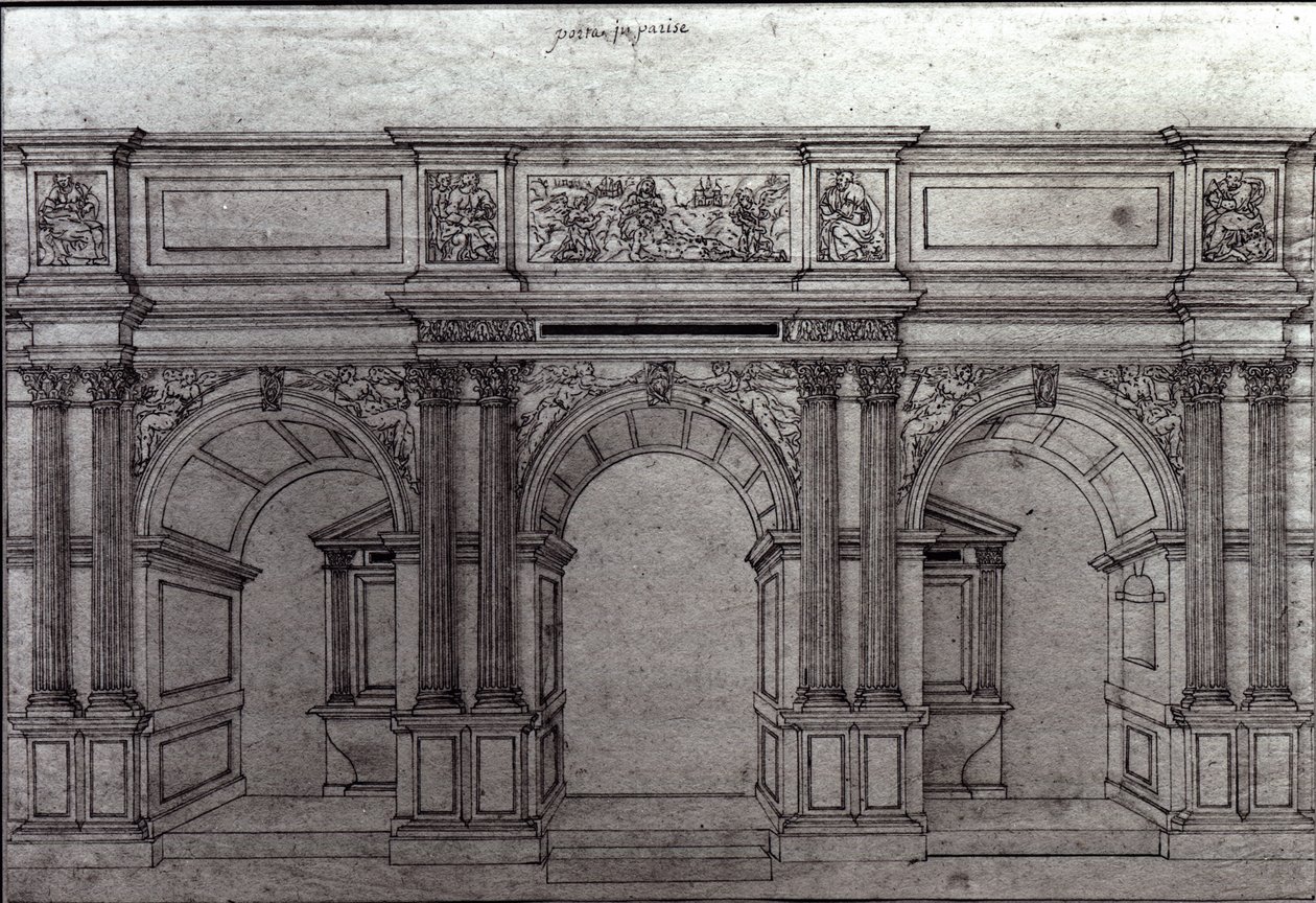 Rood Screen of the church Saint-Germain-l