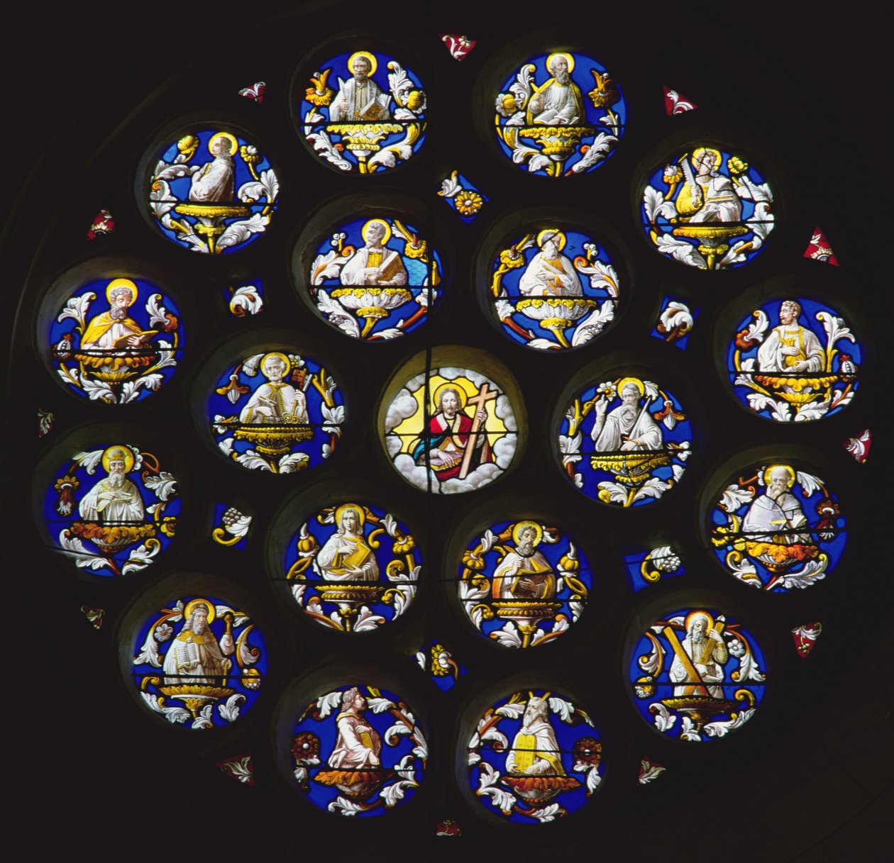 Rose Window by French School