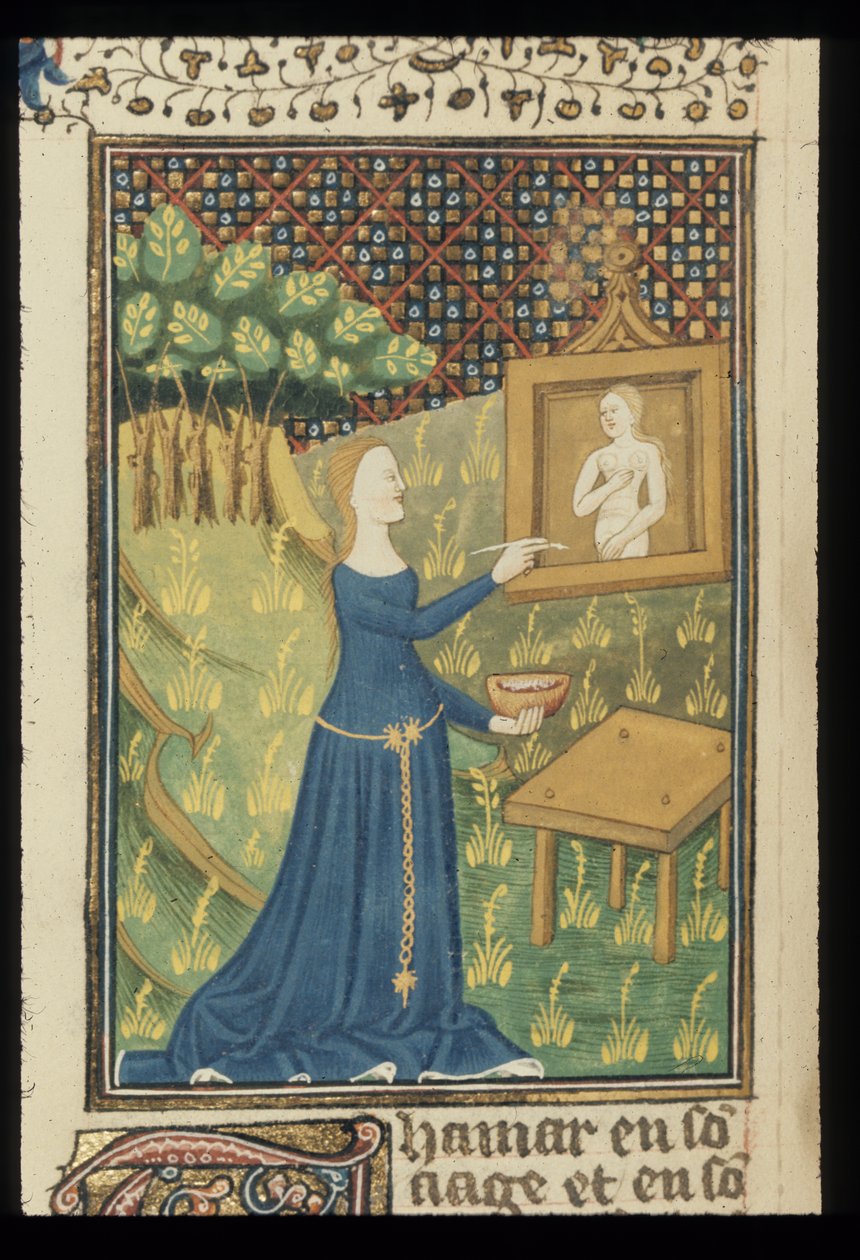 Page from De claris mulieribus in an anonymous French translation (Le livre de femmes nobles et renommées) by Giovanni Boccaccio by French School
