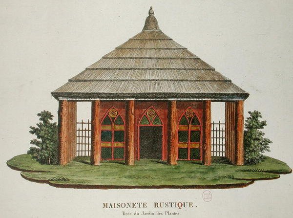 Rustic House in the Jardin des Plantes, Paris by French School