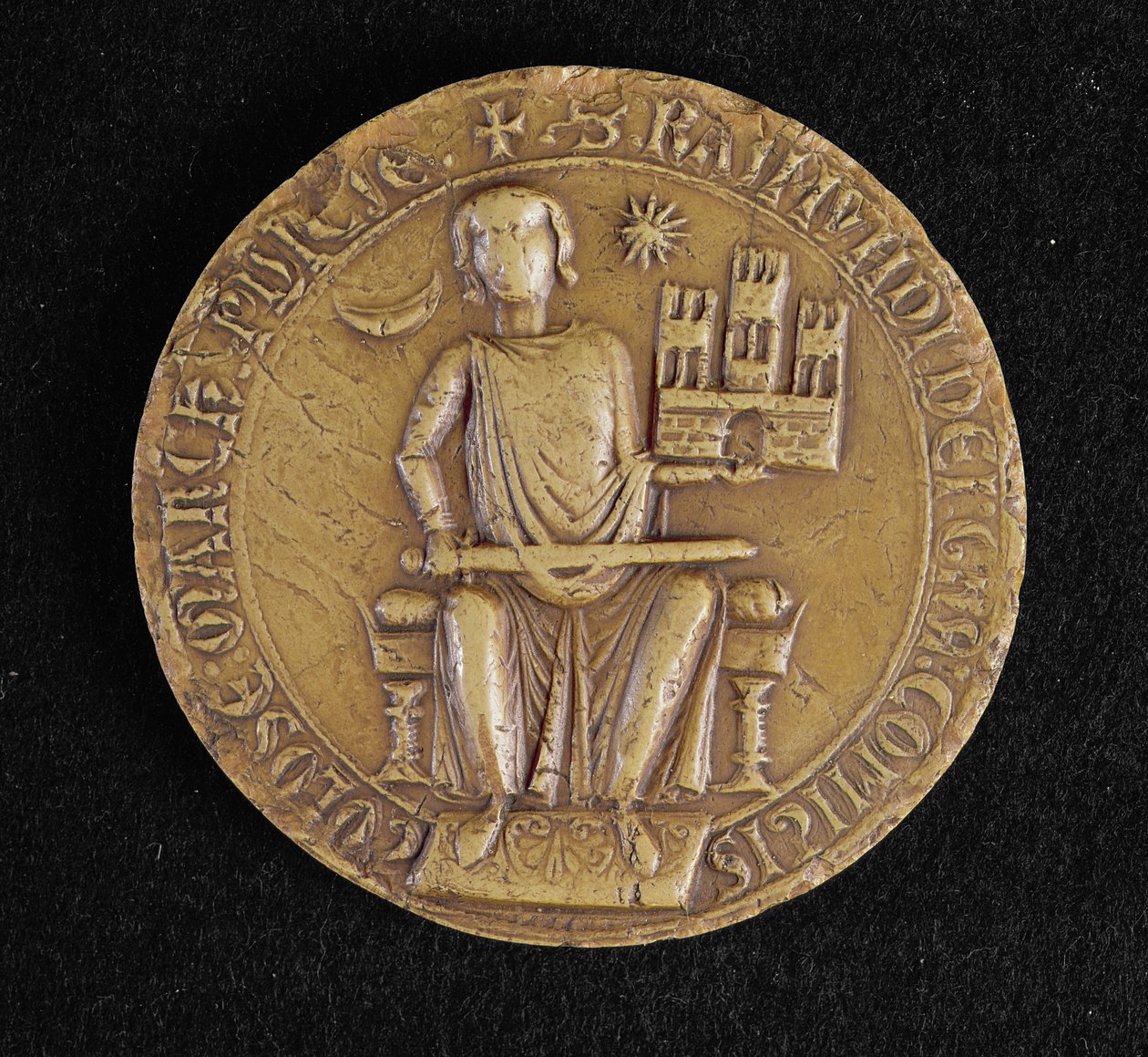 Second Seal of Raymond VII (1197-1249) of Toulouse by French School