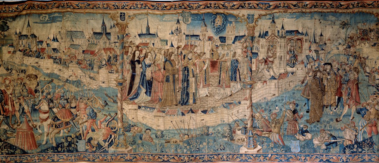 Siege of Dijon by the Swiss on September 7, 1513 by French School