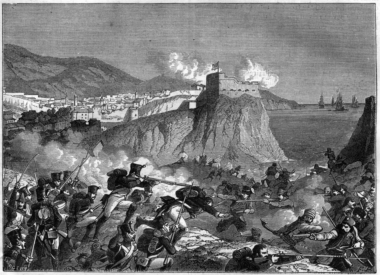 Siege of Ragusa (Dubrovnik) during the Napoleonic Wars in May and June 1806 - in 