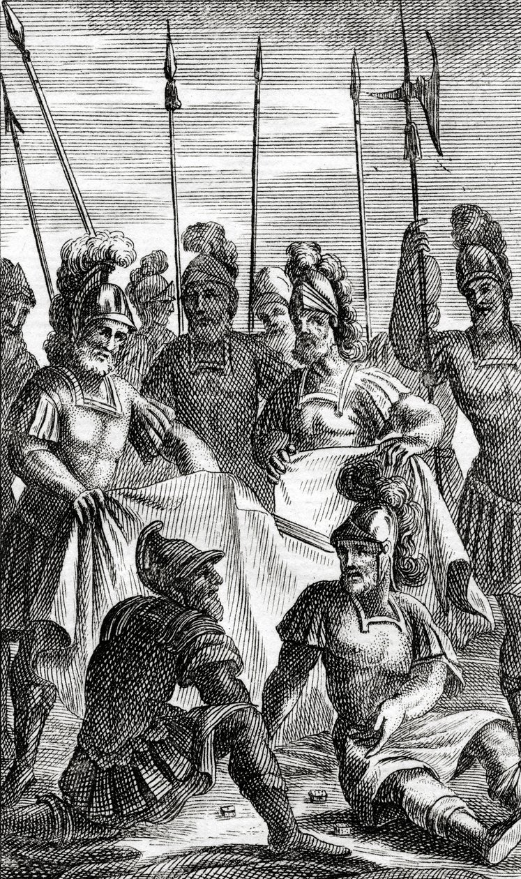 Soldiers Casting Lots for the Division of Jesus Christ