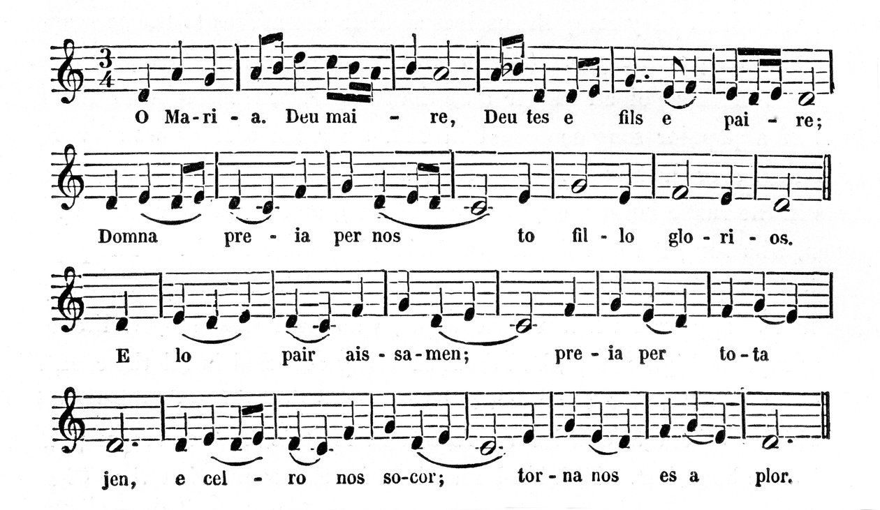 Song of the Crusades by French School