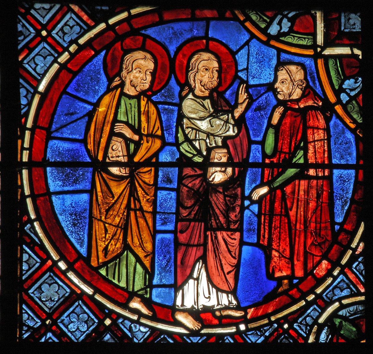 Ss Simon and Jude with a Deacon by French School