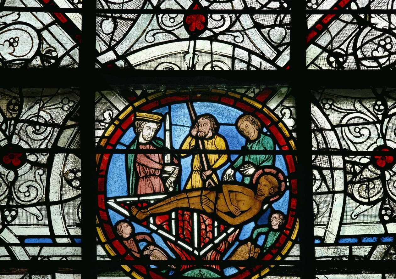 St. Laurence on the grill by French School