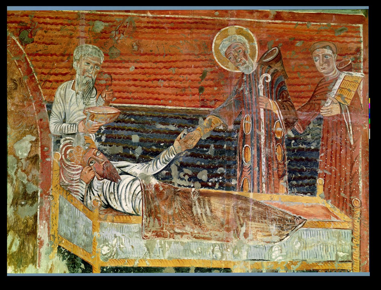 St. Severinus curing Clovis I by French School