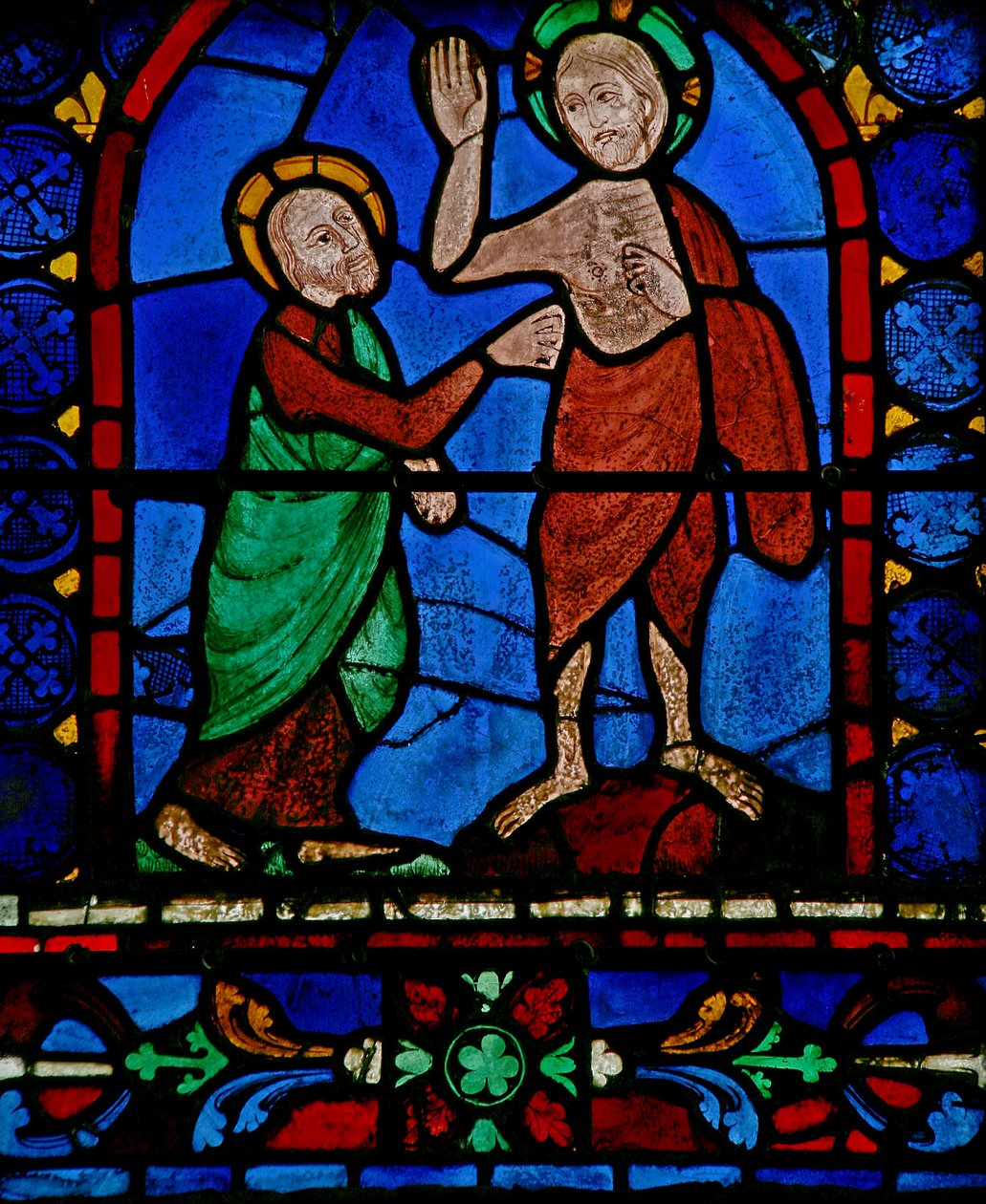 St Thomas with Christ by French School