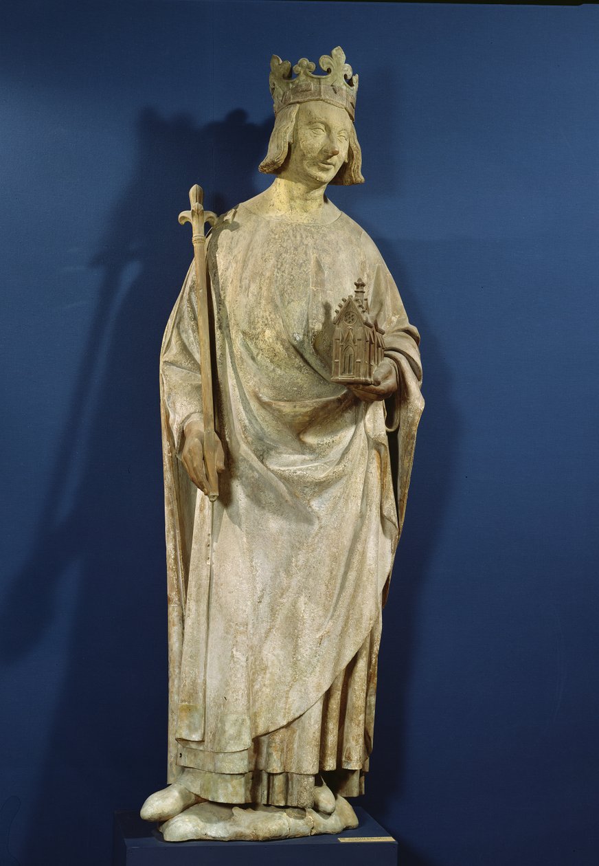 Statue of Charles V (1338-80) King of France by French School