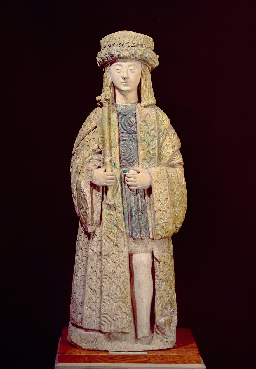 Statue of St. Louis (1214-70) by French School