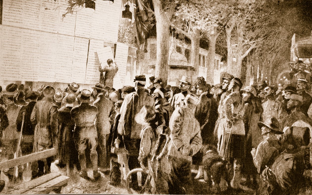 Studying War News at Nice: A Cosmopolitan Crowd on the French Riviera, 1914-19 by French School