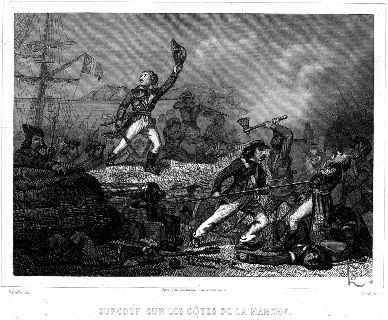 Surcouf sur les côtes de la Manche - in 