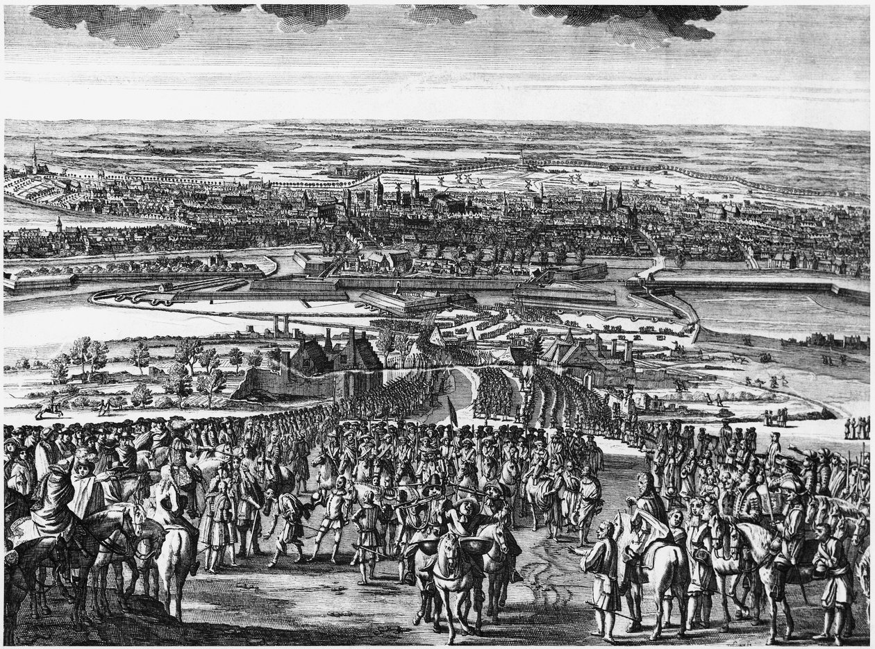Surrender of the town and citadel of Ghent, 1678 by French School