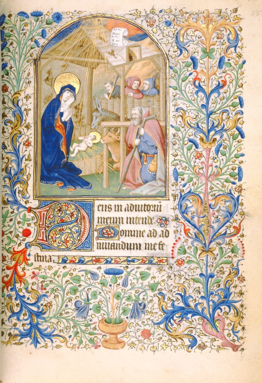 The Nativity (Use of Paris) c.1460 by French School