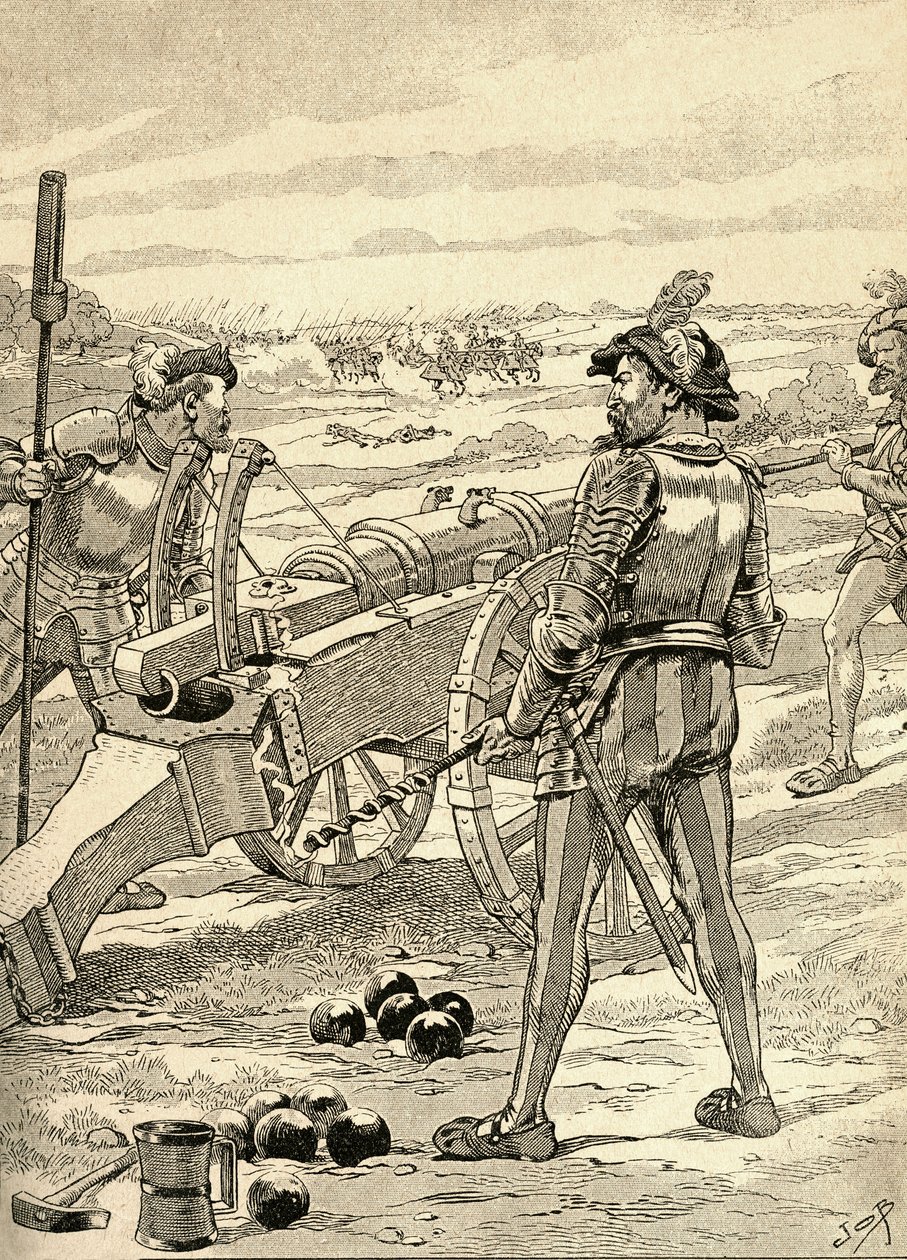 The Battle of Marignano by French School