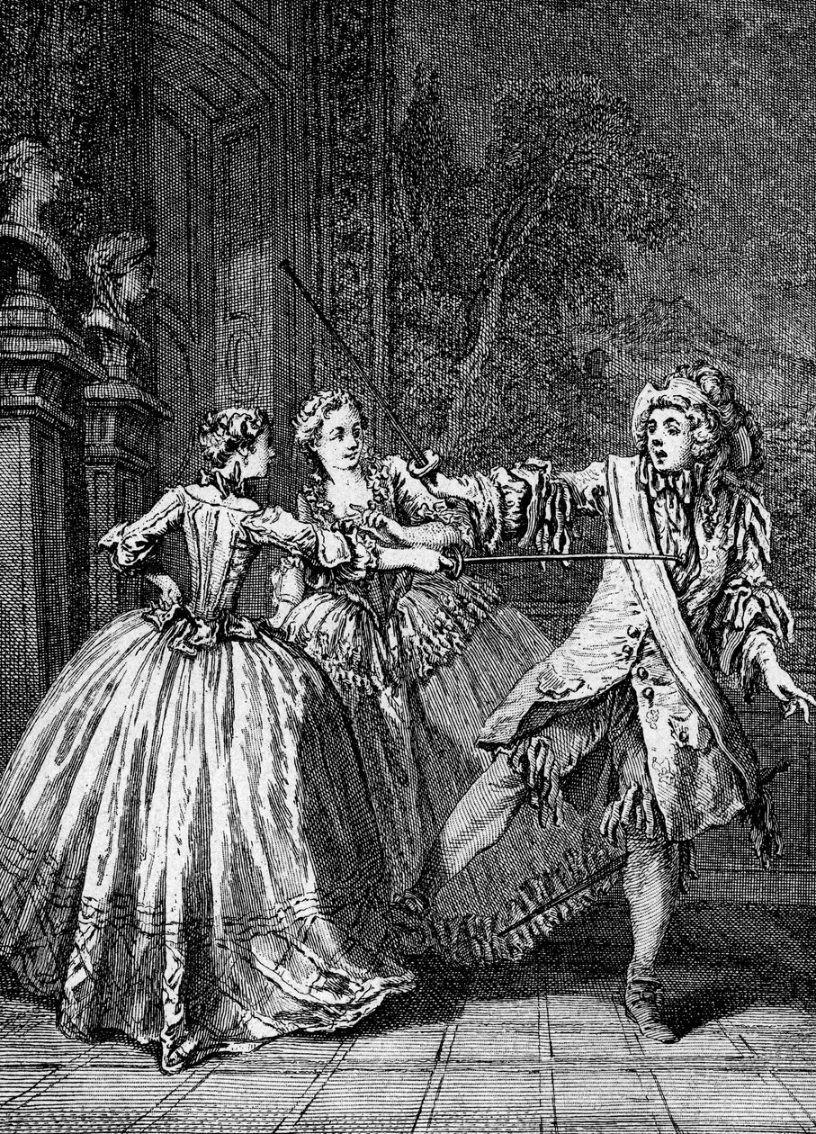 The Bourgeois Gentleman, illustration from a Book of Works by Moliere by French School