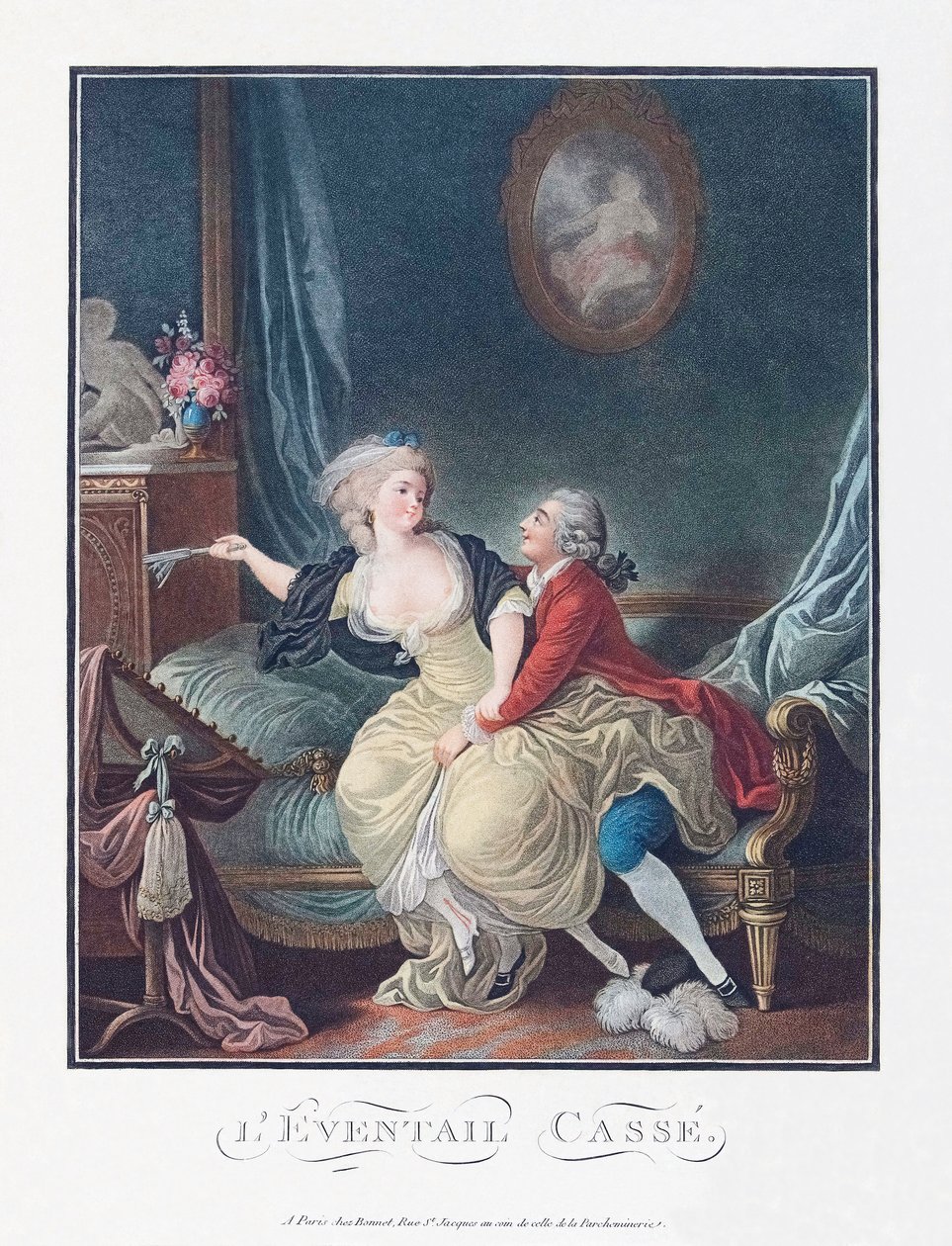 The Broken Fan by French School