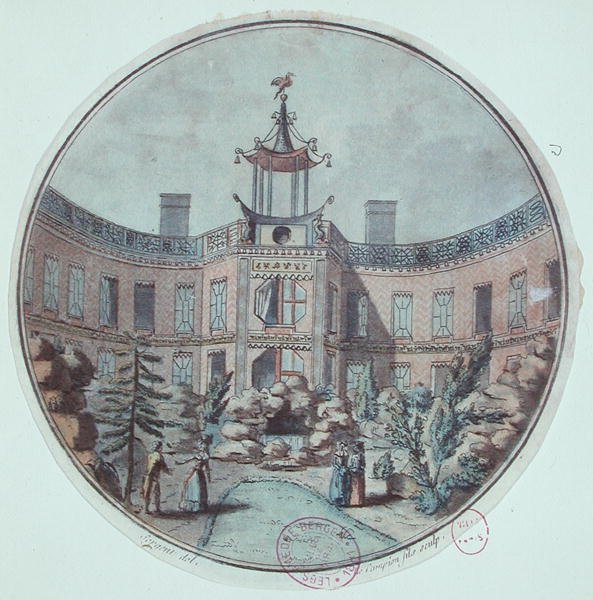The Chinese Baths in Paris, established by Lenoir by French School