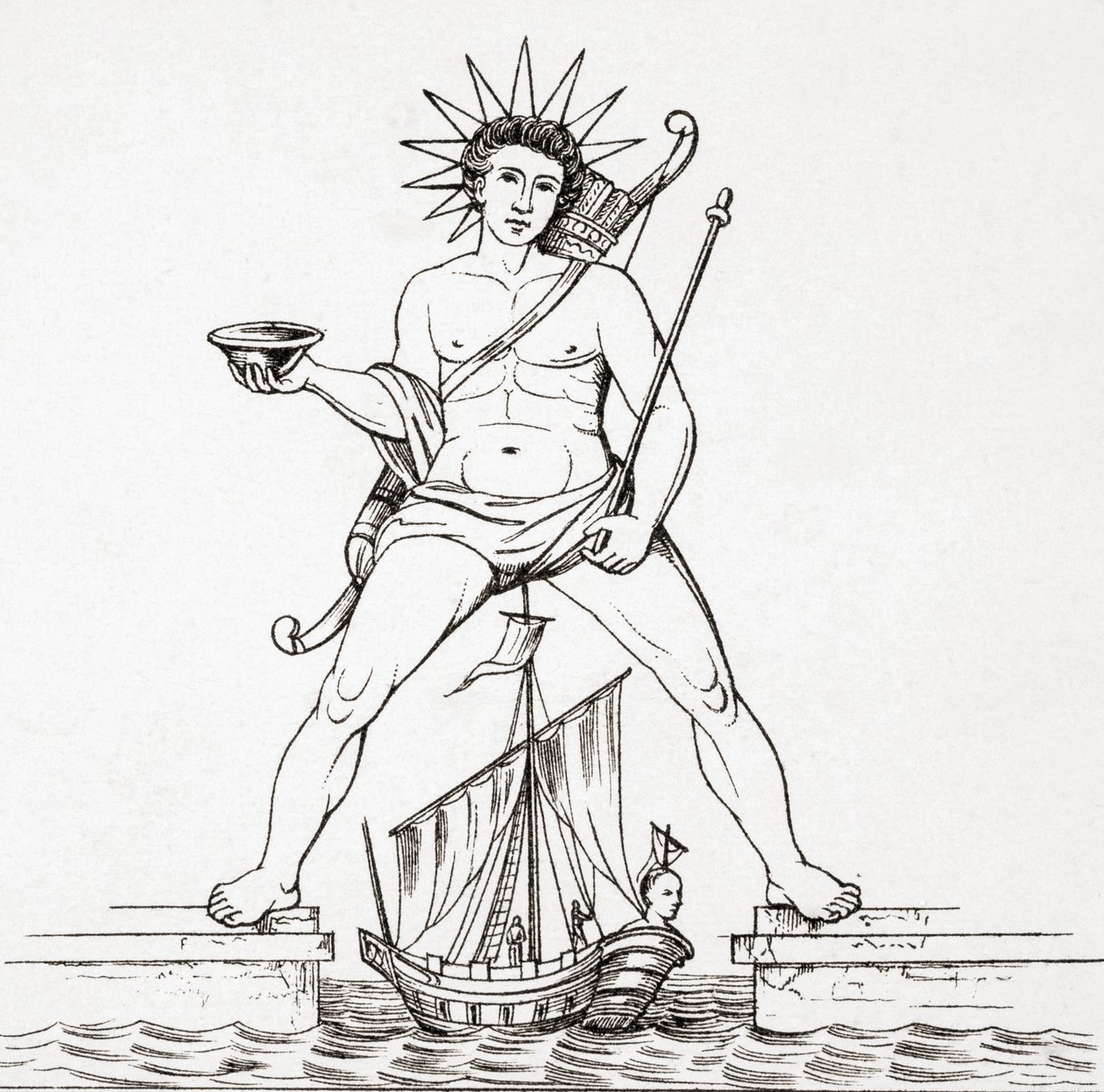 The Colossus of Rhodes, from L