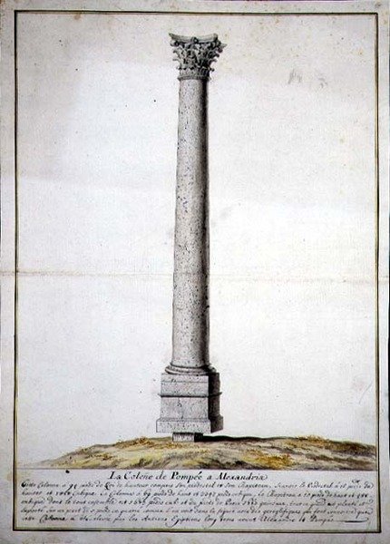 The Column of Pompeii at Alexandria by French School