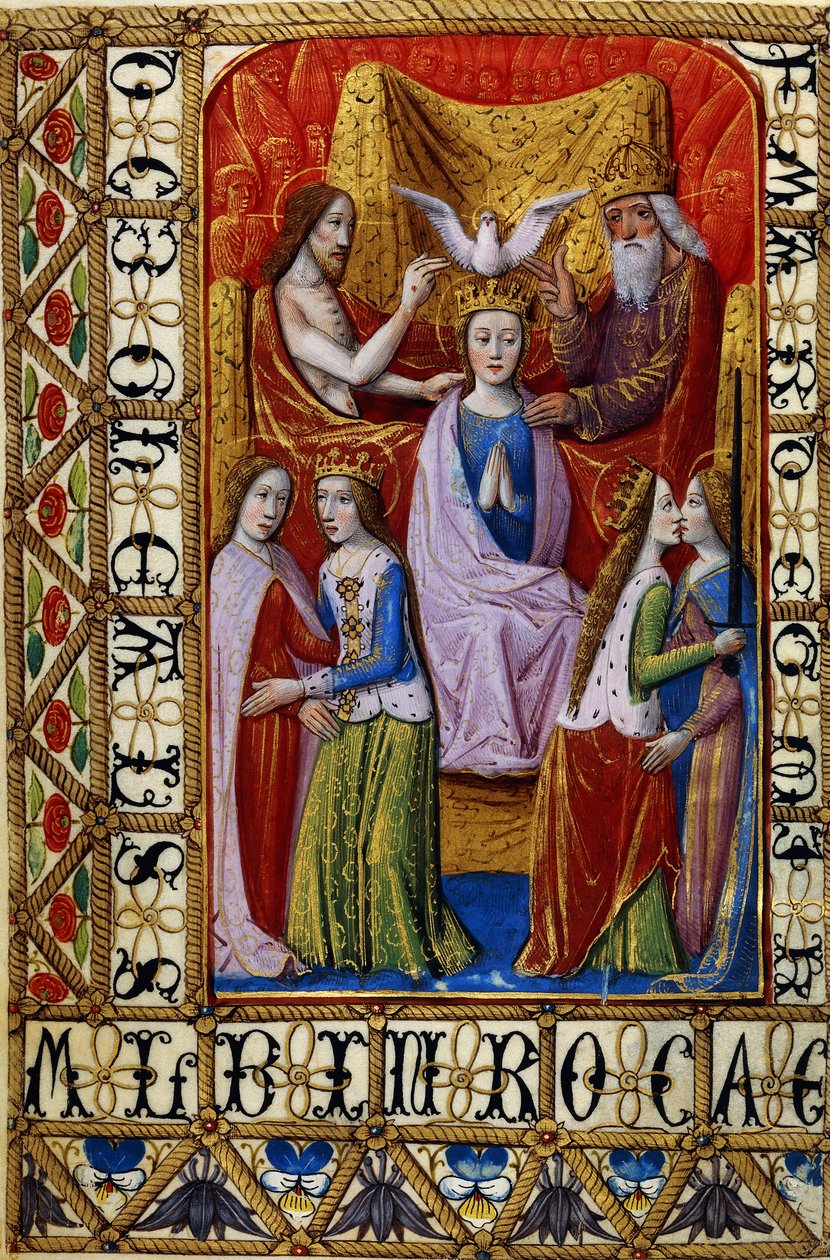 The Coronation of the Virgin by the Holy Trinity by French School