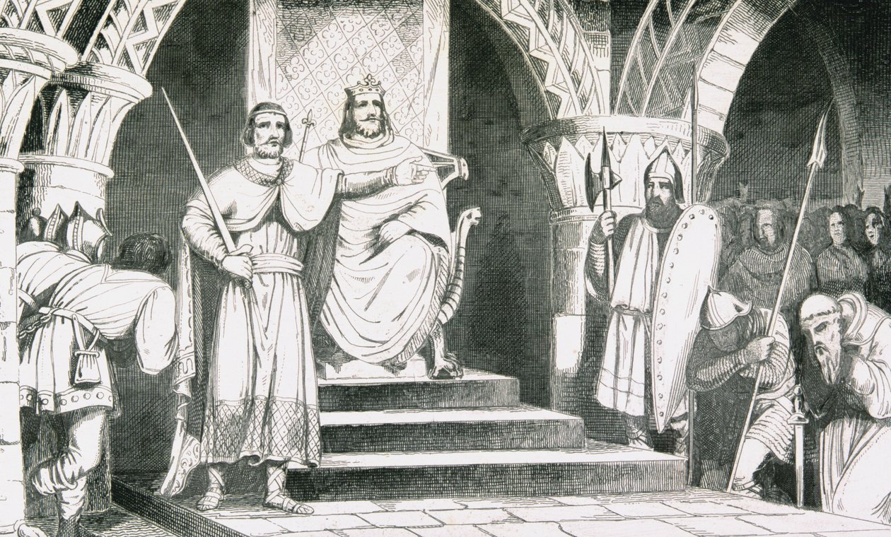 The Crowning of Chilperic II, from 