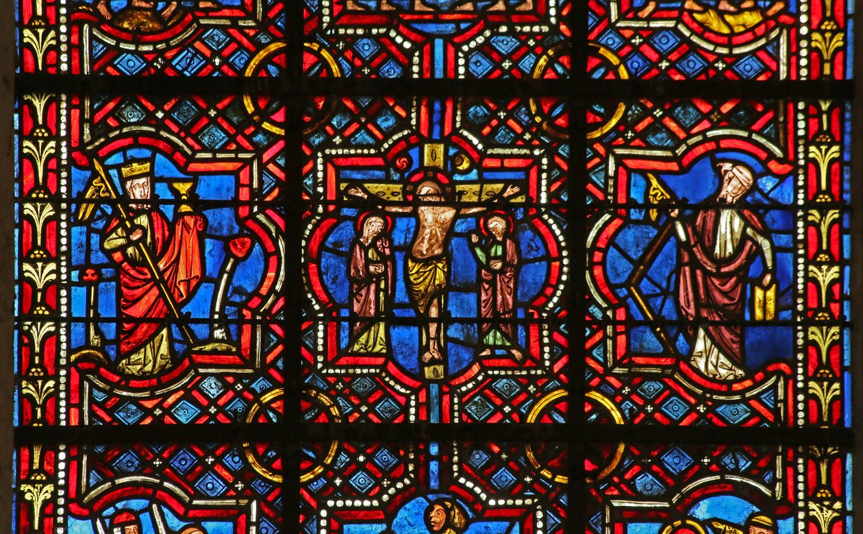 The Crucifixion Between the Church and the Synagogue by French School