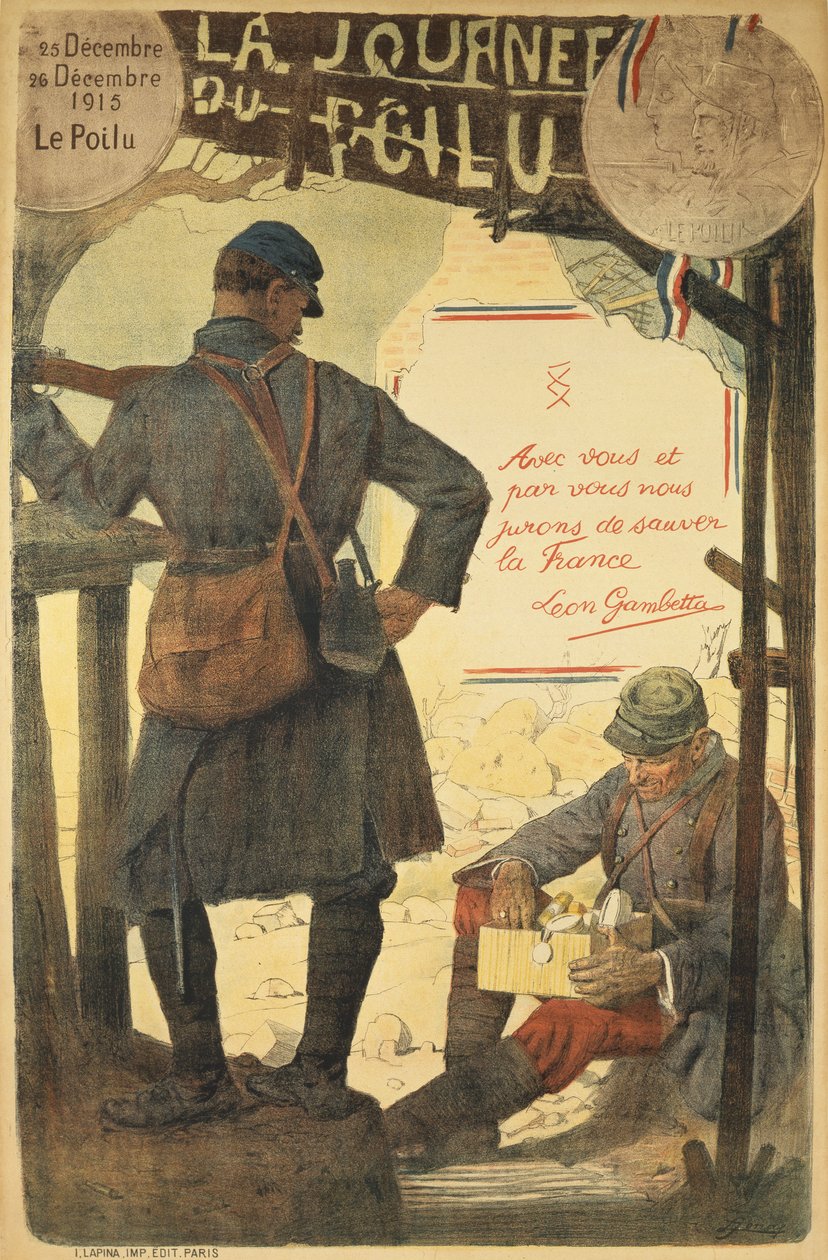 The Day of the Poilu, 25th-26th December 1915 by French School