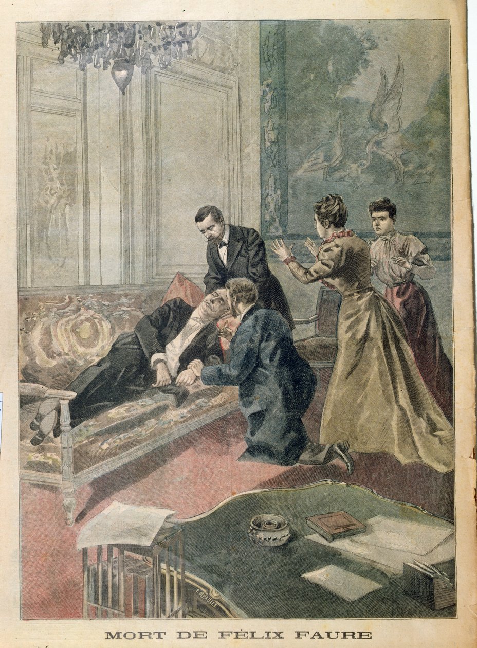 The Death of Felix Faure from Le Petit Journal by French School