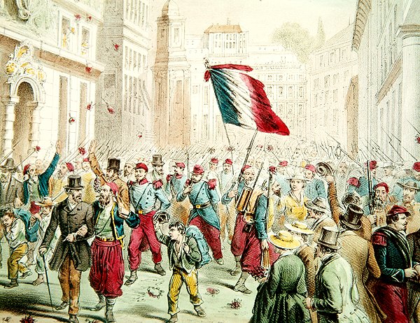 The French Entering Genoa in 1859 by French School