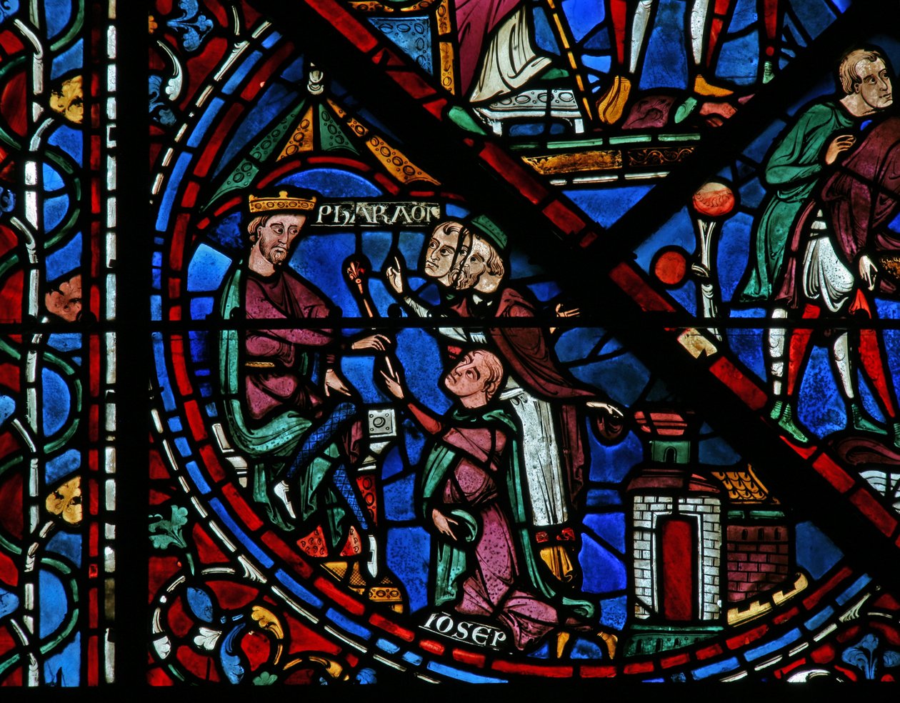 The Joseph Window: Joseph Explains the Pharaoh