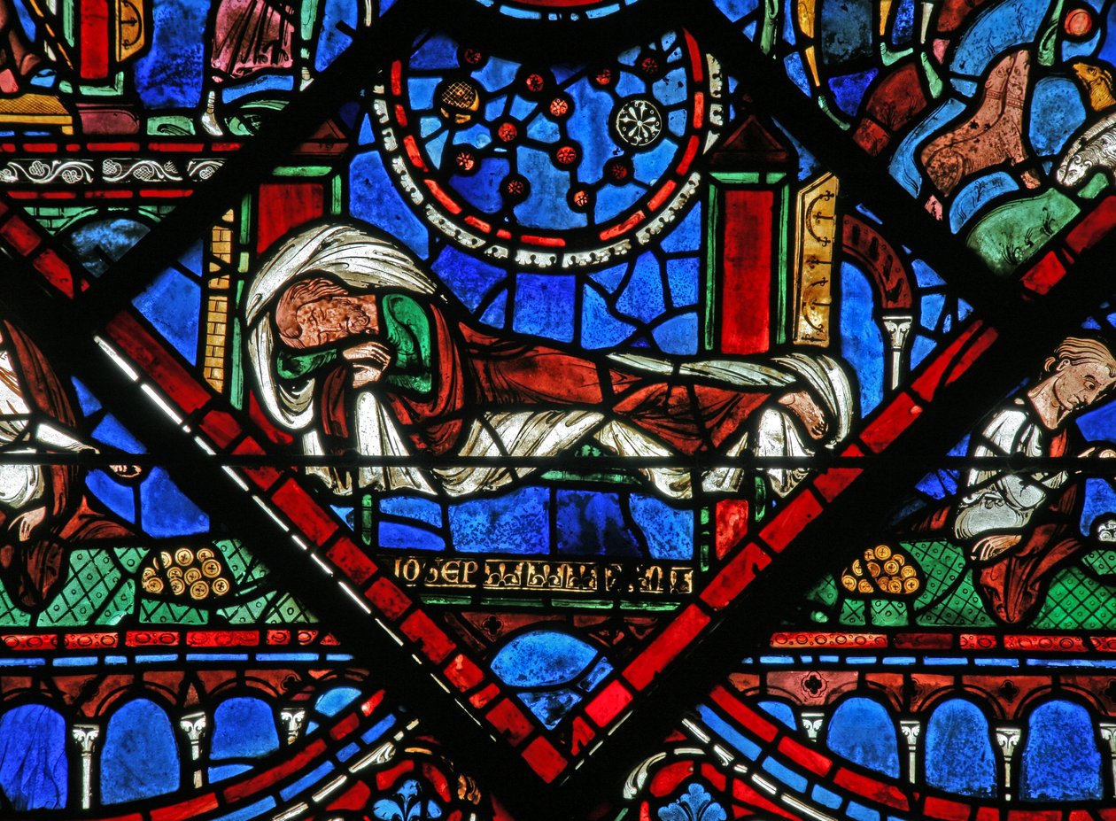 The Joseph Window: He Dreams that the Stars Bow Down to Him by French School