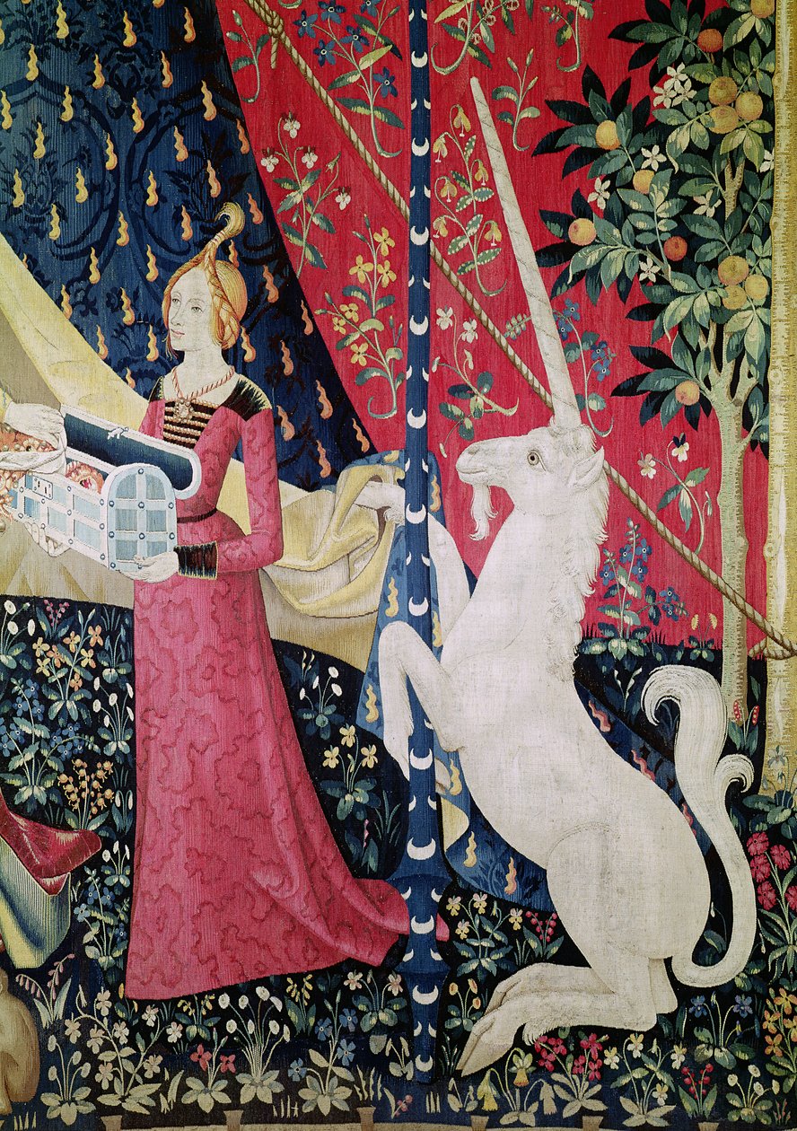 The Lady and the Unicorn: "To my only desire" by French School
