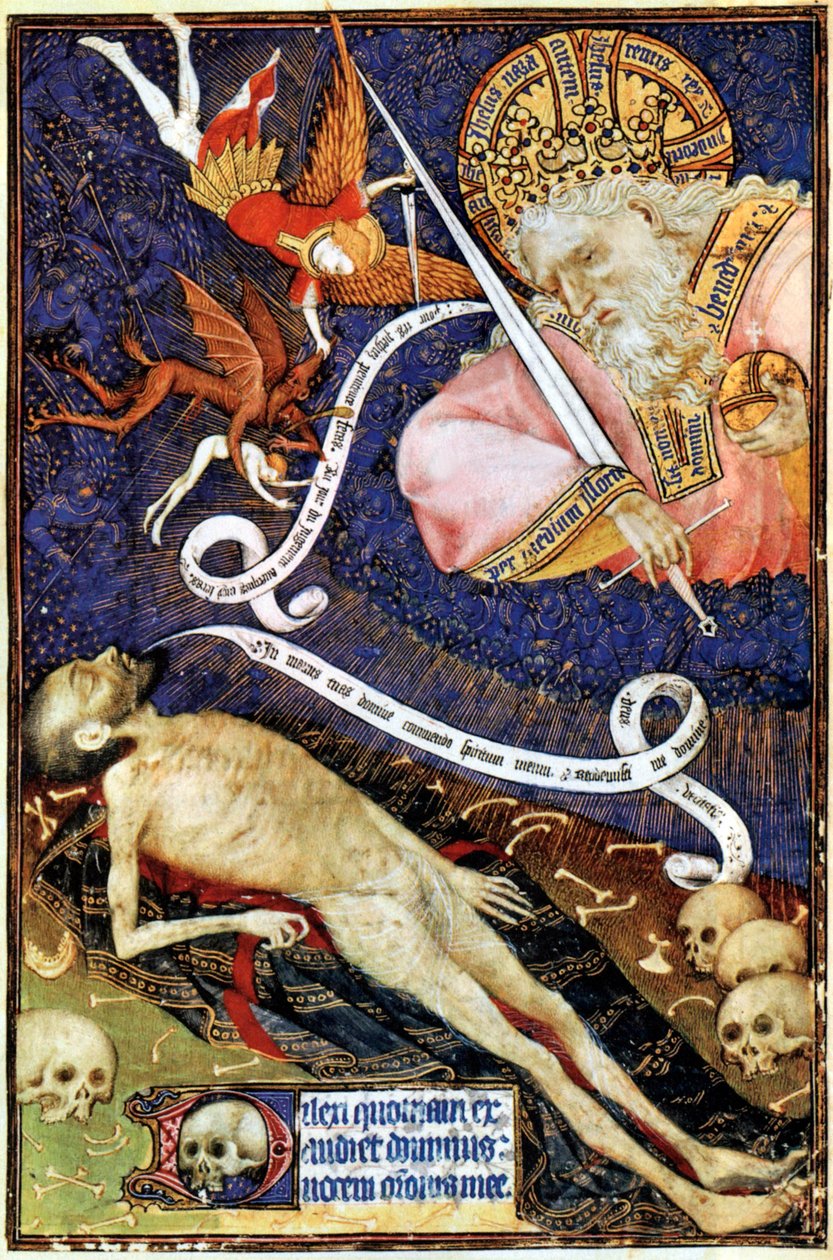 The Last Judgement (Illustration from Les Grandes Heures de Rohan) by French School